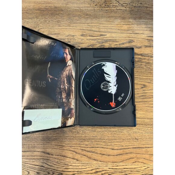 Quills Vintage DVD 2000 Comedy Drama Starring Geoffrey Rush Kate Winslet - Picture 2 of 3